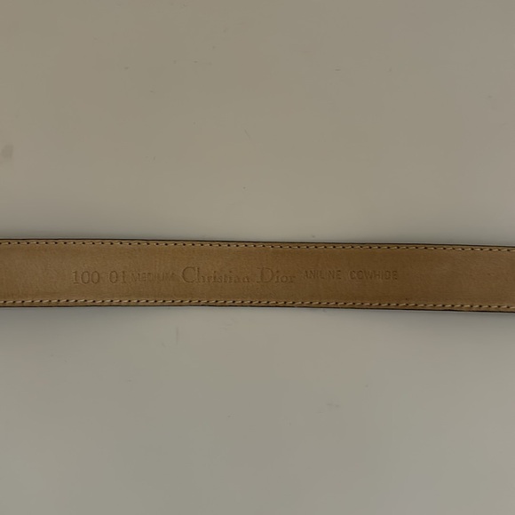 Vintage Christian Dior Belt - Genuine Aniline Cowhide - Picture 6 of 10